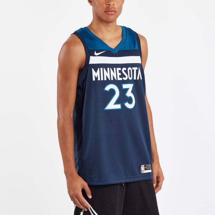 Nike Icon Edition NBA Sports Basketball Jersey Minnesota Timberwolves Butler No. 23 Large Deep Blue Dark blue 864491-425