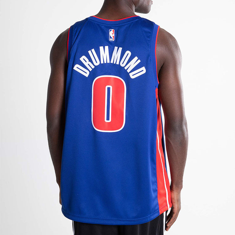 Nike NBA Basketball Jersey SW Fan Edition Detroit Pistons Away Blue 864473-495
