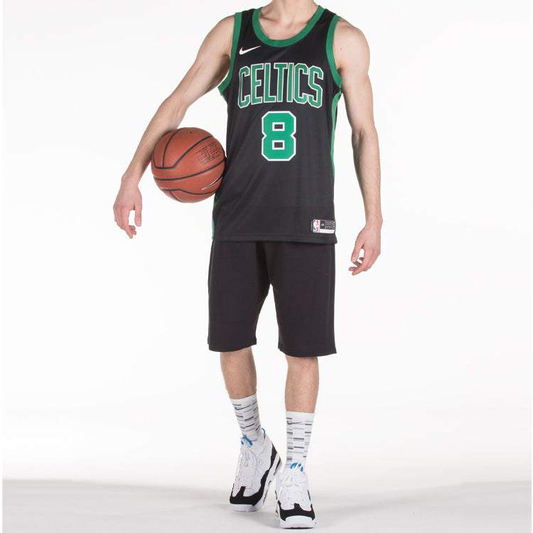 Nike Boston Celtics NBA Version SW Fan Edition Jersey Black 877198-018