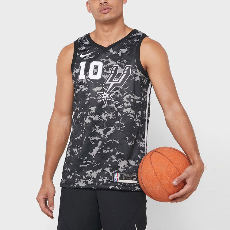 Nike NBA City limited Jersey SW Fan Edition 2018-19 Season Spurs Black Camouflage AJ4644-014