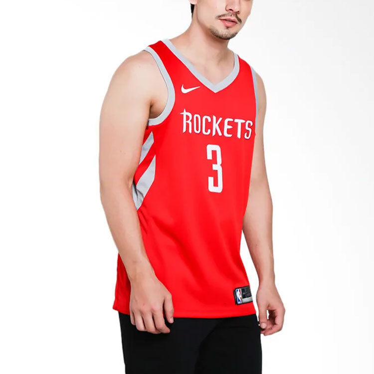 Nike Chris Paul Rockets Icon Edition NBA Swingman Jersey For Men Red 864477-661