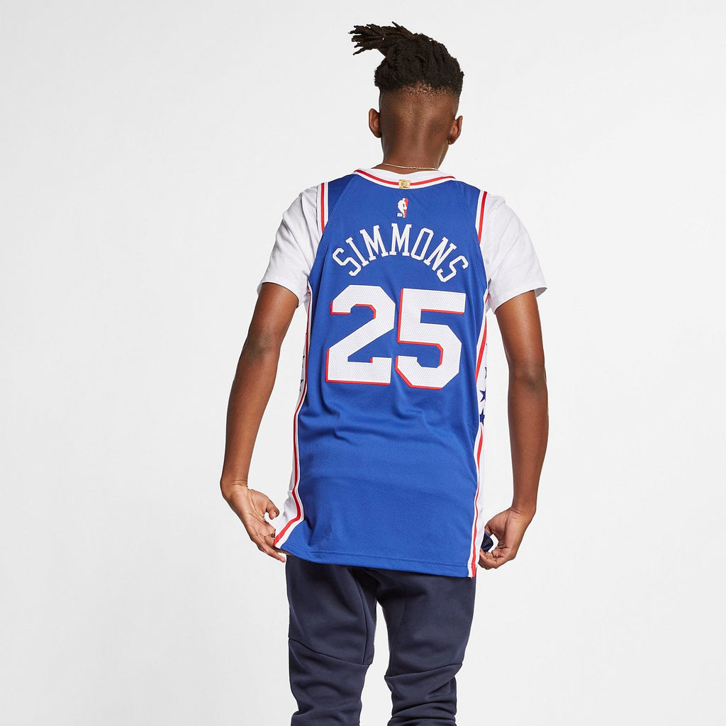 Nike x NBA Philadelphia 76ers Jersey ‘Ben Simmons 25’ AV2688-495
