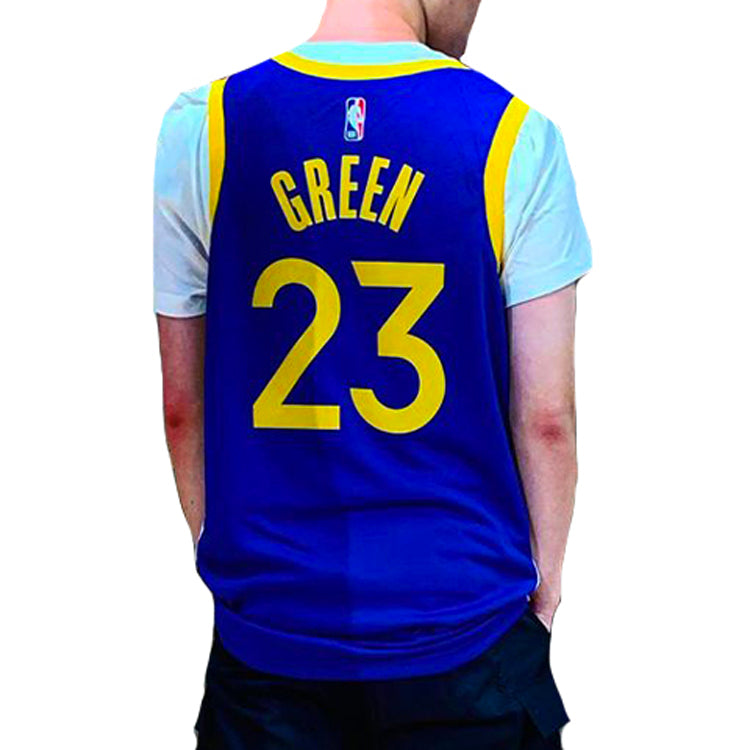 Nike NBA Icon Edition golden state warriors draymond green Jersey Blue AV4947-498