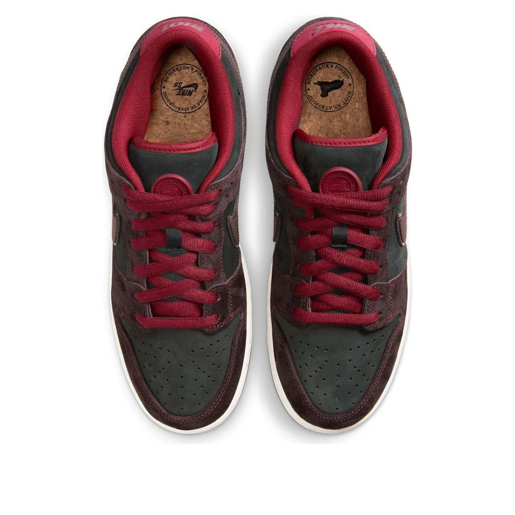 Nike x Riot Skateshop SB Dunk Low ‘Mahogany Dark Beetroot’ FZ1289-200