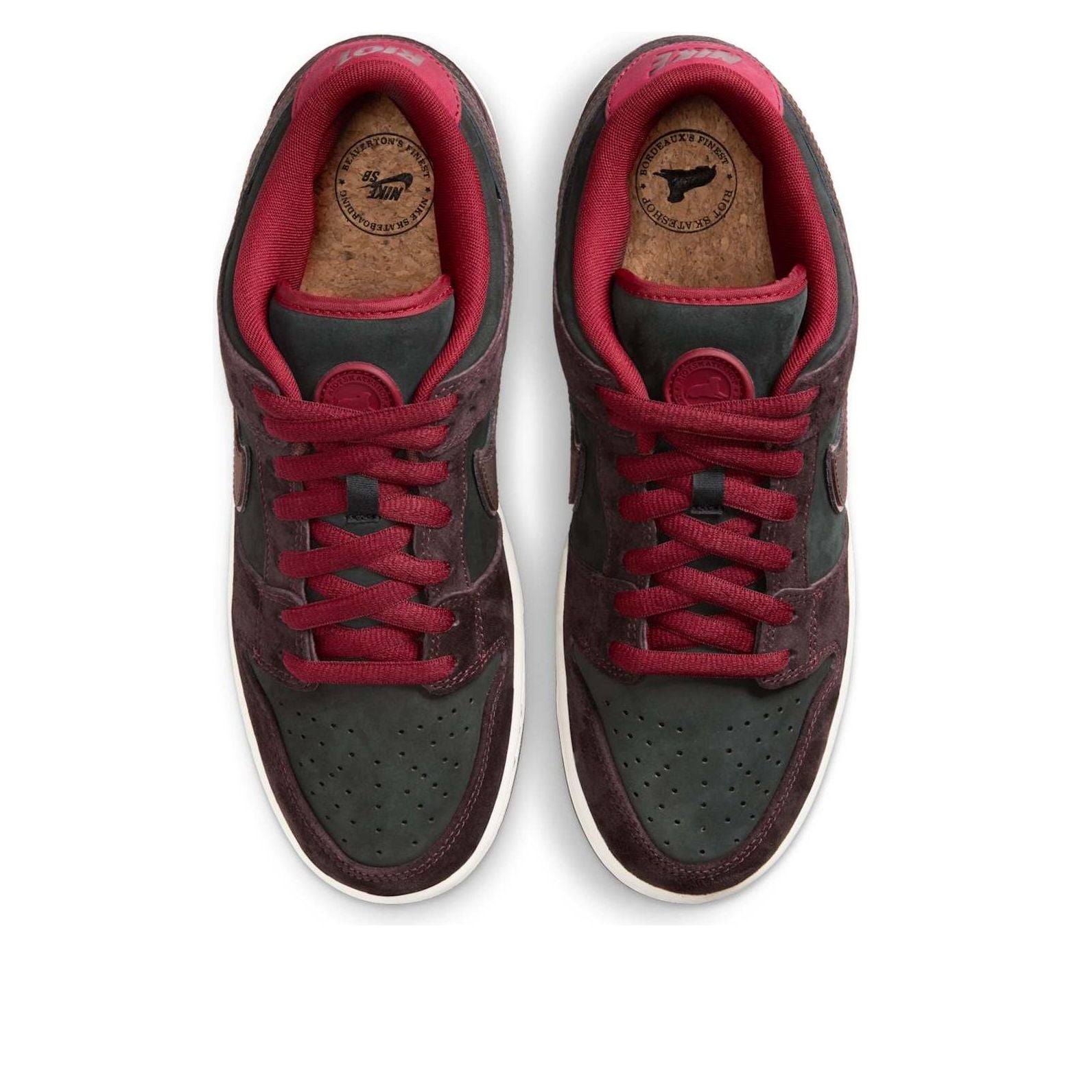 Nike x Riot Skateshop SB Dunk Low ‘Mahogany Dark Beetroot’ FZ1289-200