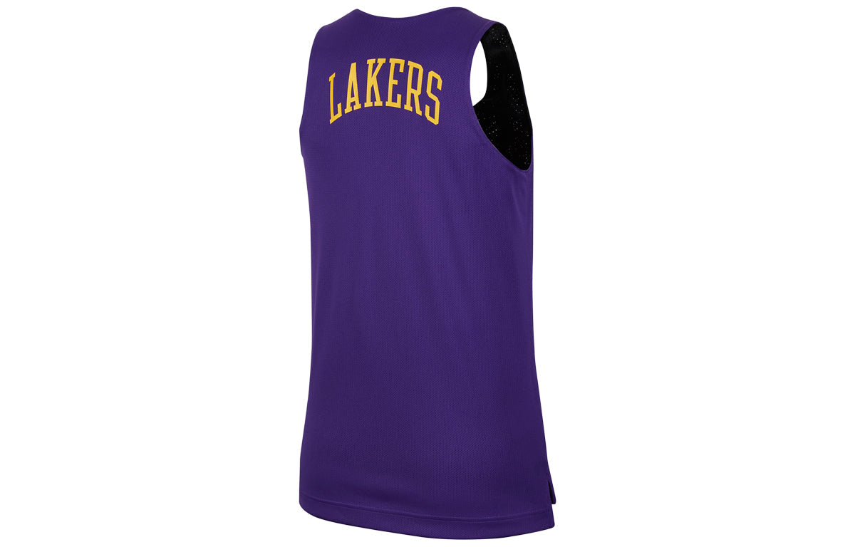 (WMNS) Nike x NBA LA Lakers Reversible Training Jersey ‘Black Purple’ DA2395-010
