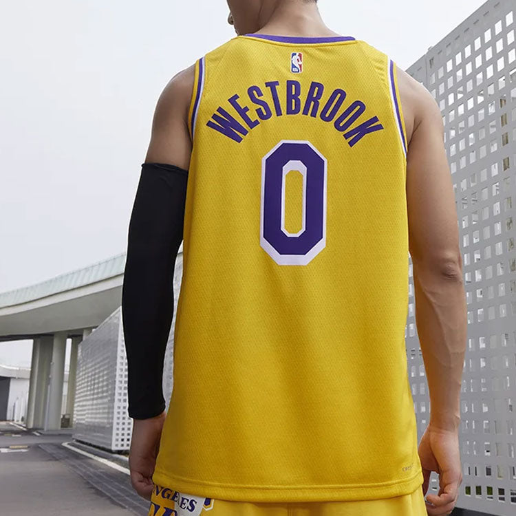 Nike NBA Russell Westbrook Los Angeles Lakers 2023/24 Icon Edition Jersey #0 CW3669-741