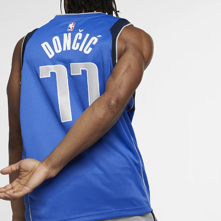 Nike NBA Jersey Luka Doncic Basketball Jersey/Vest SW Fan Edition Team limited Mavericks No. 77 Blue 864469-487