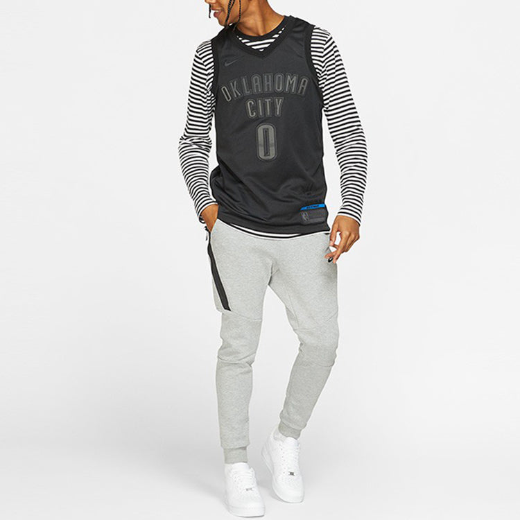 Nike NBA Westbrook Okc Thunder Mvp Jersey Black BQ5415-010