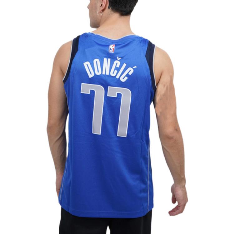 Nike NBA Team Limited Jersey SW Fan Edition Dallas Mavericks Doncic No. 11 2020-2021 Season Blue CW3662-489