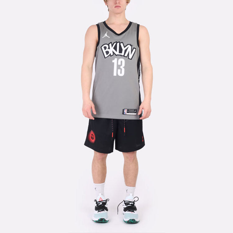 Nike NBA Brooklyn Kevin Durant 20 Basketball Jersey ‘Grey White’ CV9469-002