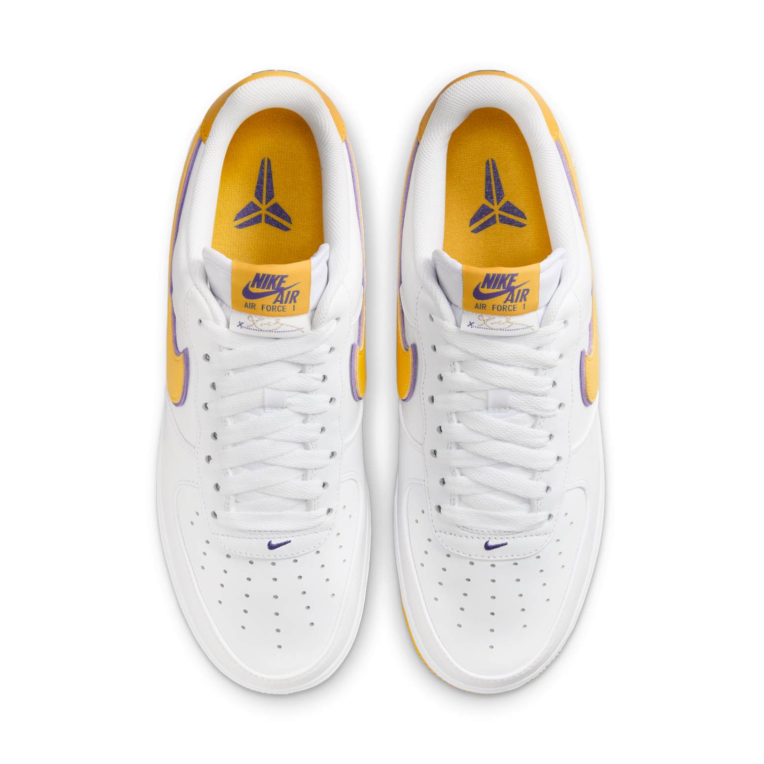 Nike x Kobe Bryant Air Force 1 Low ‘Lakers Home’ FZ1151-100