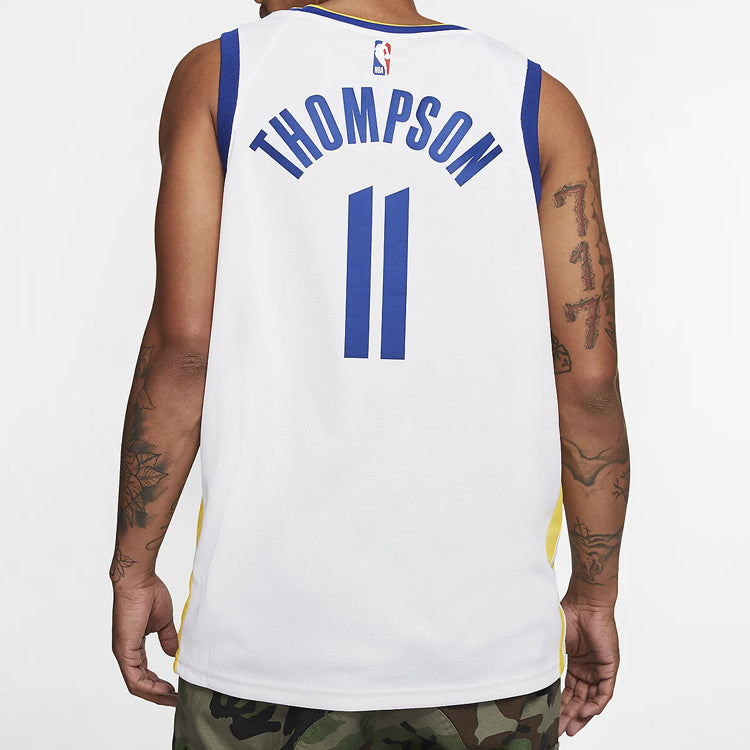 Nike NBA Golden State Warriors SW Fan Edition 19-20 Season 11 Sports Basketball Jersey White AV4945-104