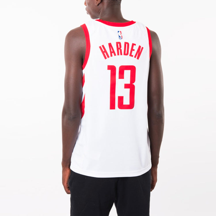 Nike NBA James Harden Association Edition Swingman Jersey SW 13 White 864419-100