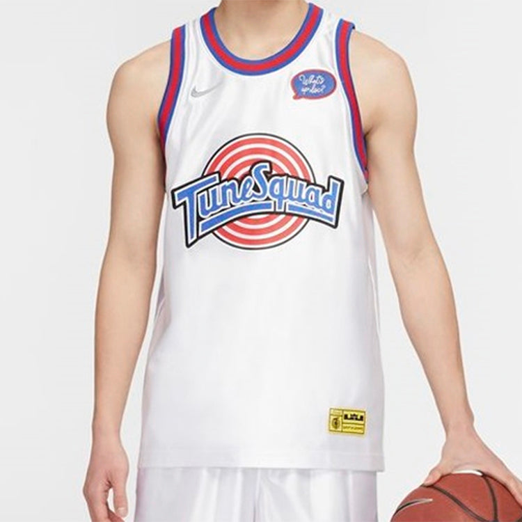 Nike NBA Large Dunk 2 Space Jam LeBron James 23 Large Jersey White CW4279-100