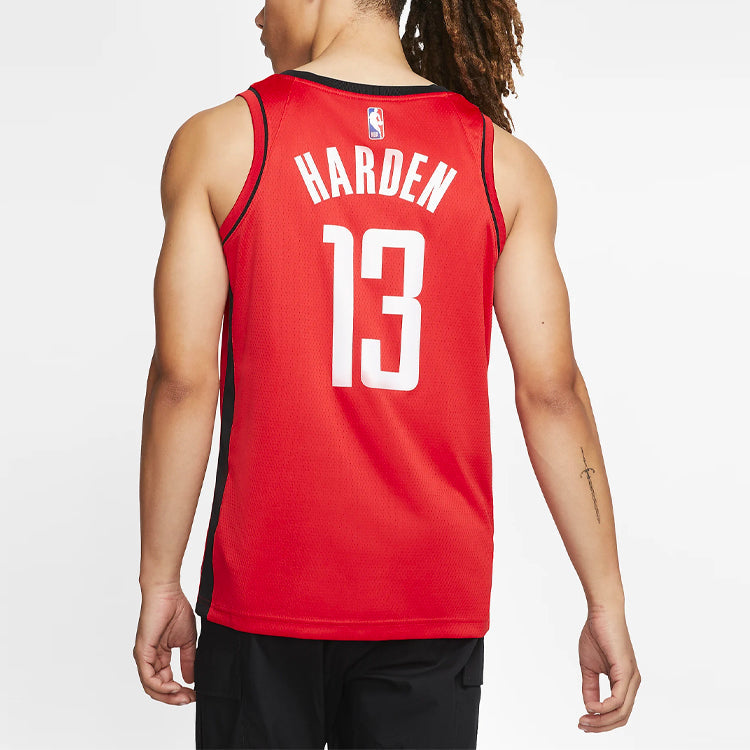 Nike NBA Casual Sports Basketball Jersey SW Fan Edition 19-20 Season Houston Rockets No. 13 Red BV7992-657