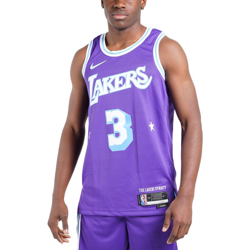Nike NBA Anthony Davis Los Angeles Lakers 2021/22 City Edition Jersey #3 DB4032-505