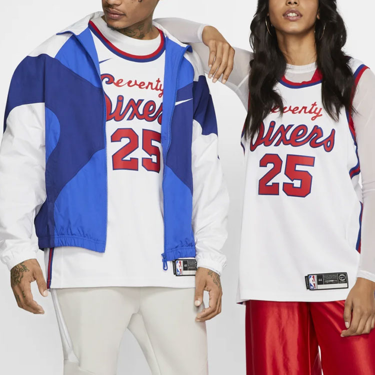 Nike NBA Retro limited Jersey SW Fan Edition Philadelphia 76ers Simmons 2 No. 5 White AV4509-102