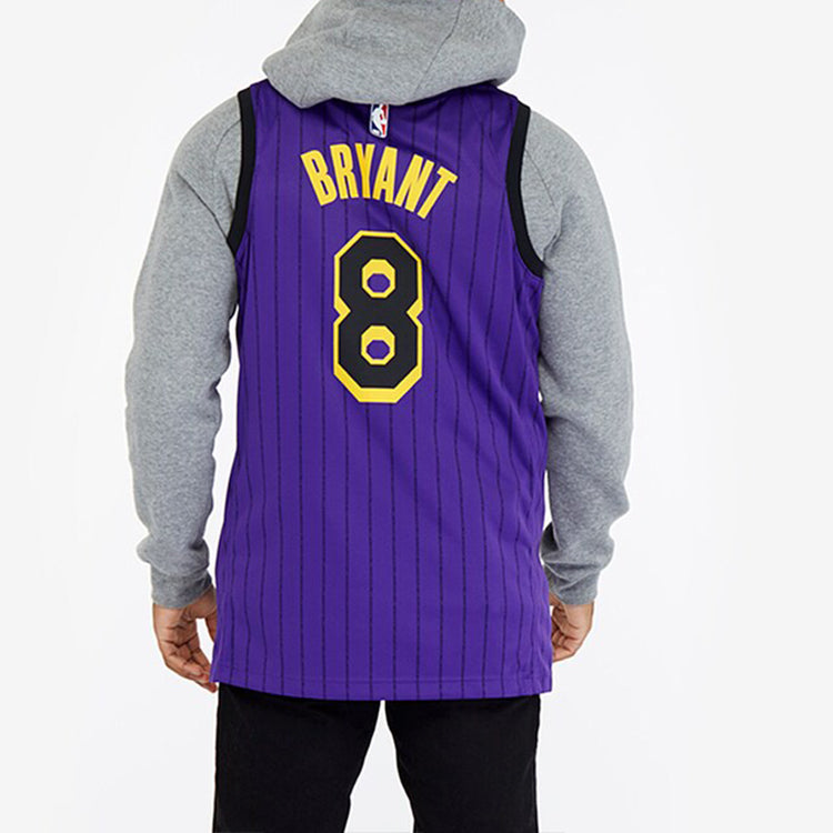 Nike NBA Jersey Kobe Bryant SW Fan Edition 18-19 Season City limited lakers No. 8 Purple AV4270-504