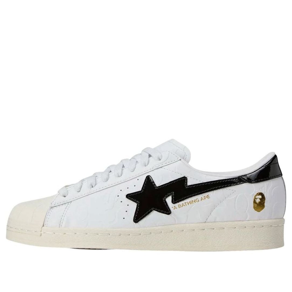 adidas x A Bathing Ape Superstar Vintage ‘White Black’ JR2701