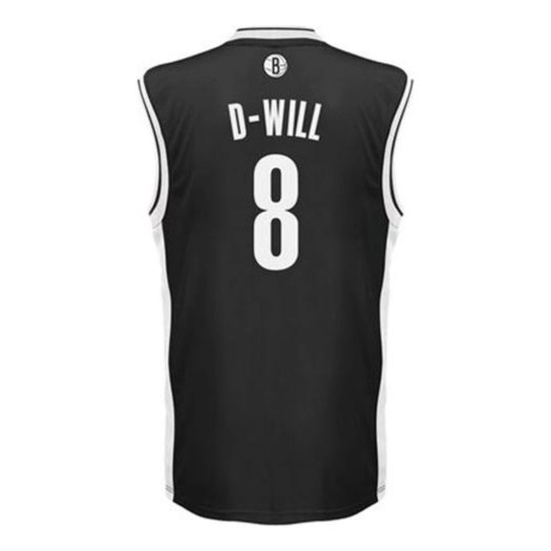 adidas NBA REP No.8 Waistcoat Jerseys Asia Sizing ‘Black White’ DBV1588