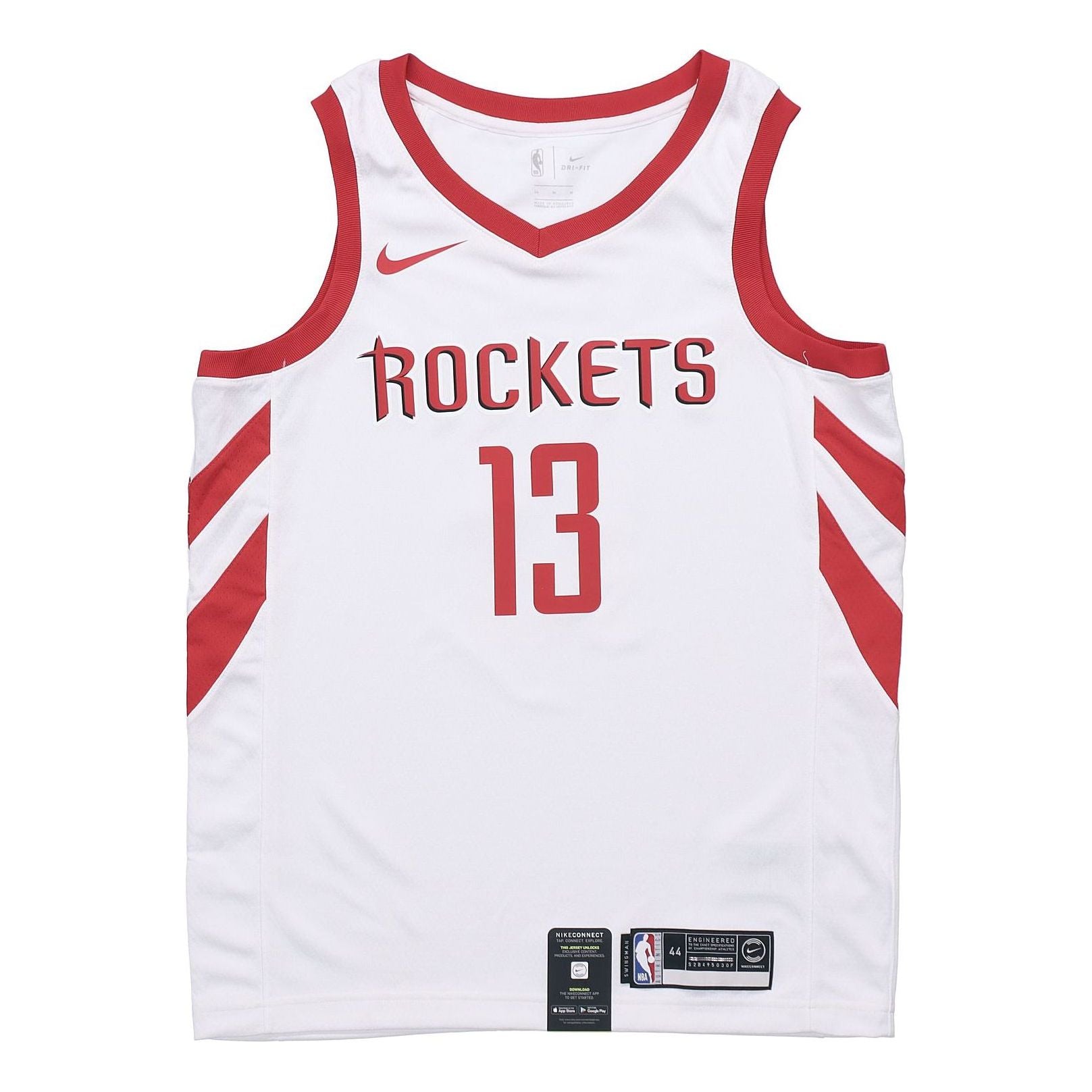 Nike NBA James Harden Association Edition Swingman Jersey SW 13 White 864419-100