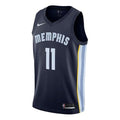 Nike NBA Team limited Jersey SW Fan Edition Gray Memphis Grizzlies 11 Navy Blue Dark blue 864485-420