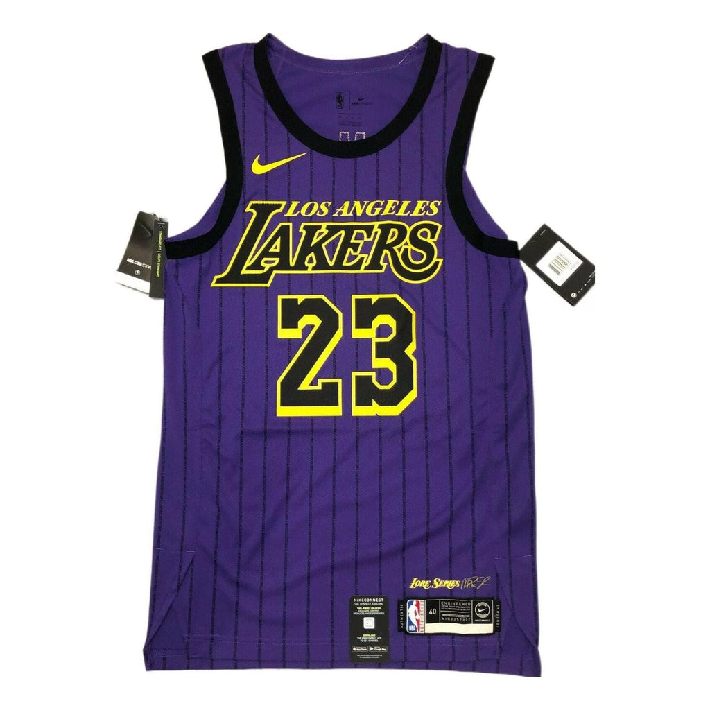 Nike NBA LA Lakers Lebron James City Edition Vaporknit Jersey ‘Lakers Purple’ AH6213-508