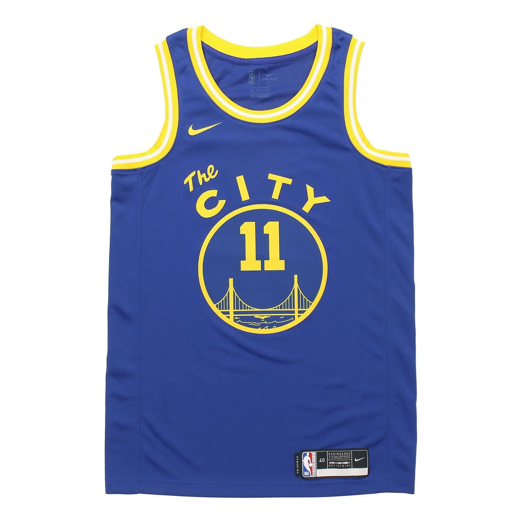 Nike NBA Sports Basketball Jersey SW Fan Edition 20 Season Golden State Warriors 11 Blue CN1024-495