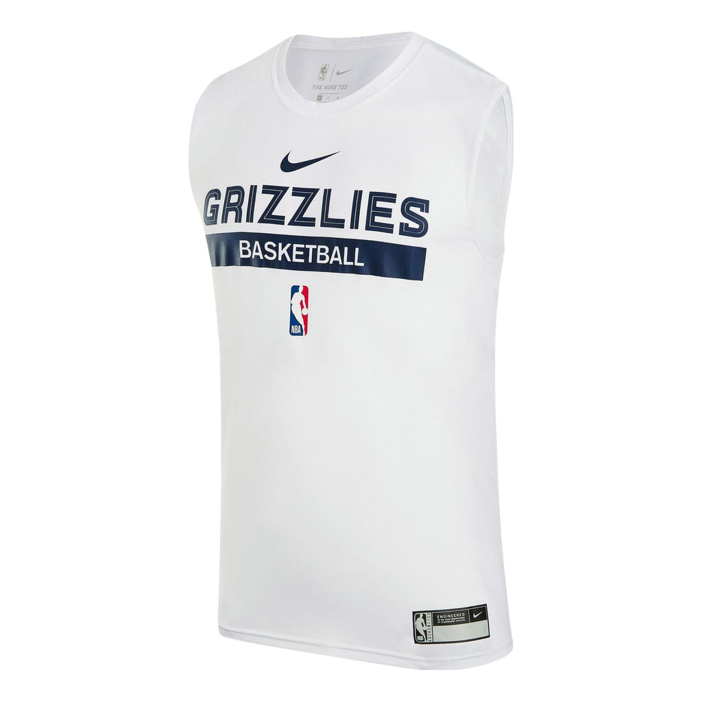 Nike x NBA DRI-FIT Memphis Grizzlies Training Jerseys ‘White’ FN5207-100