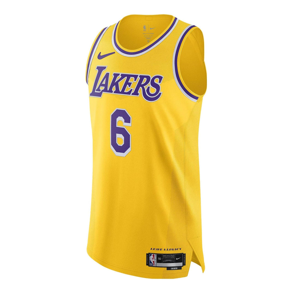 Nike x NBA Lakers LeBron James Jerseys ‘Yellow’ DM6028-728