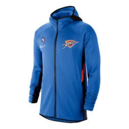 Men’s Nike NBA 19/ Season Thunder Jersey Jacket Blue AT8484-403