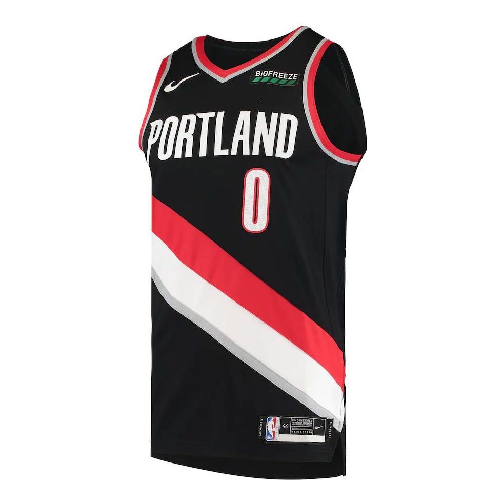 Nike x NBA Portland Trail Blazers Jerseys ‘Damian Lillard 0’ AV2696-010