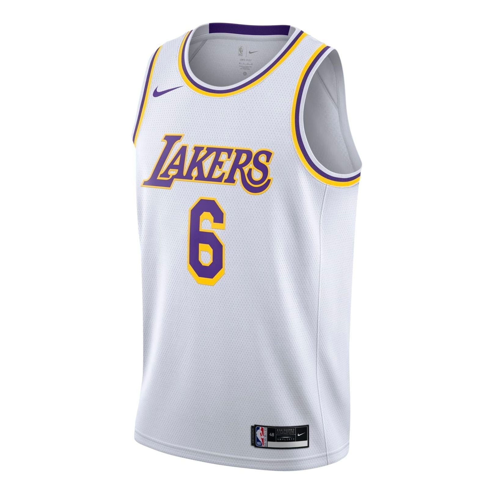Nike x NBA LA Lakers Jerseys ‘LeBron James 6’ CW3595-103