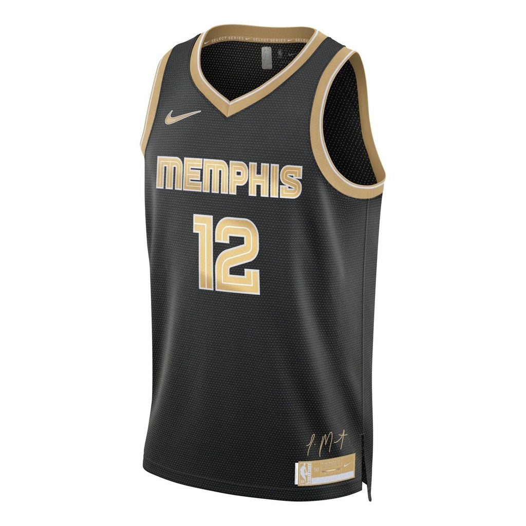 Nike Dri-FIT NBA Ja Morant Memphis Grizzlies 2024 Select Series Swingman Jersey ‘Black Gold’ FN5915-053