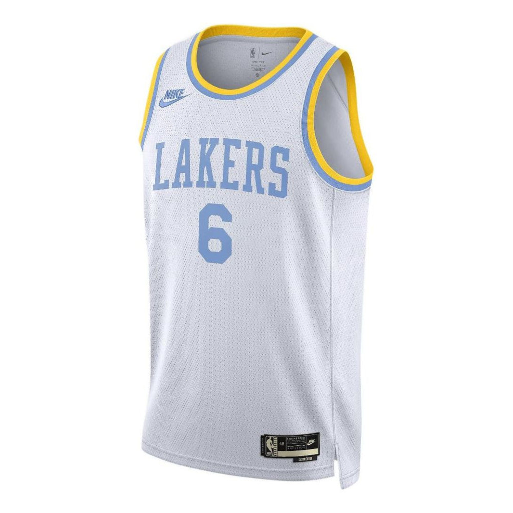 Nike x NBA Los Angeles Lakers Dri-FIT LeBron James Jersey ‘White’ DO9448-101