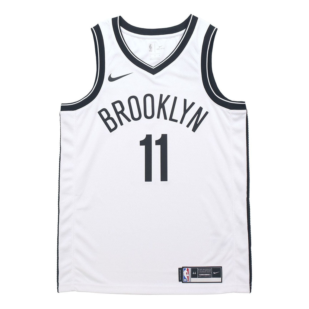Nike NBA SW Fan Edition Brooklyn Nets Kyrie Irving 11 Basketball Sports Jersey White CW3584-105