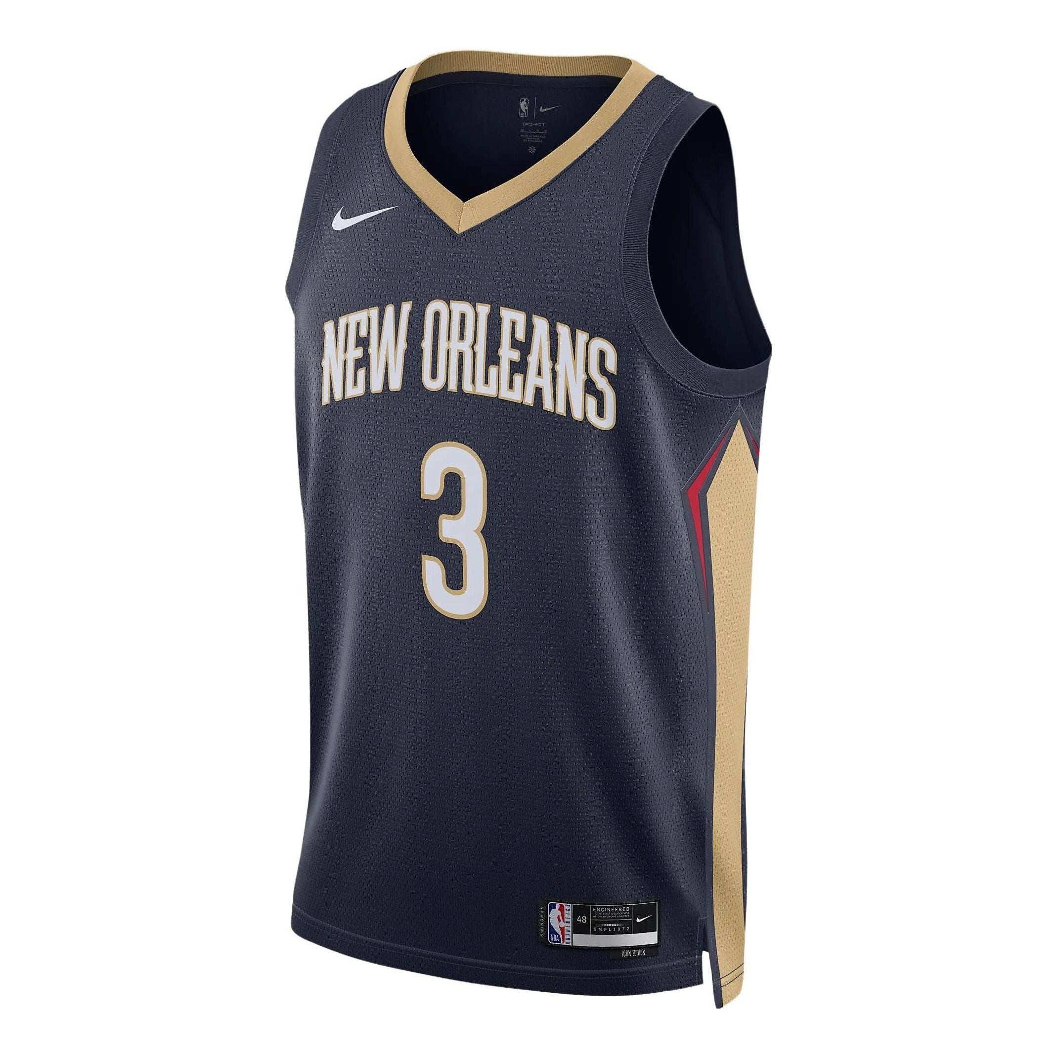 Nike x NBA New Orleans Pelicans Icon Edition Jersey ‘CJ McCollum 3’ DN2014-424