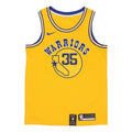 Nike Classic Edition Swingman Connected Jersey NBA SW Fan Edition Golden State Warriors Durant Yellow Socks Yellow AJ3878-729