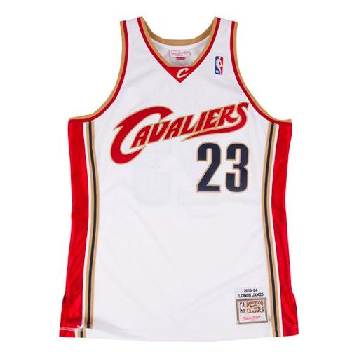 Mitchell & Ness NBA Authentic Jersey ‘Cleveland Cavaliers – LeBron James2003/04’ AJY4CP19125-CCAWHIT03LJA