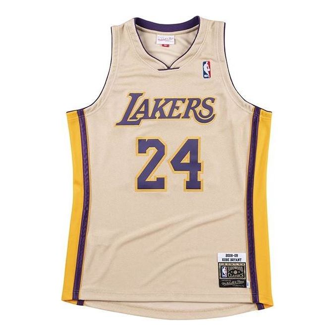 Mitchell & Ness NBA Premium Gold Jersey Los Angeles Lakers 2008-09 Kobe Bryant ‘Beige’ NNBJBW18052-LALGOLD08KBR