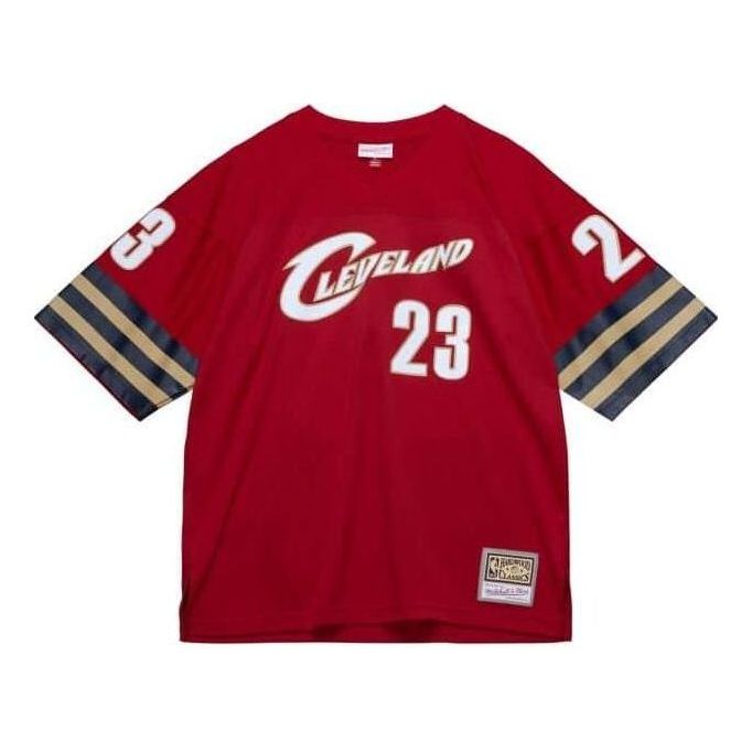 Mitchell & Ness x NBA Audible Cleveland Cavaliers Jersey ‘LeBron James 23’ TNMP4846-CCAYYLJARED1