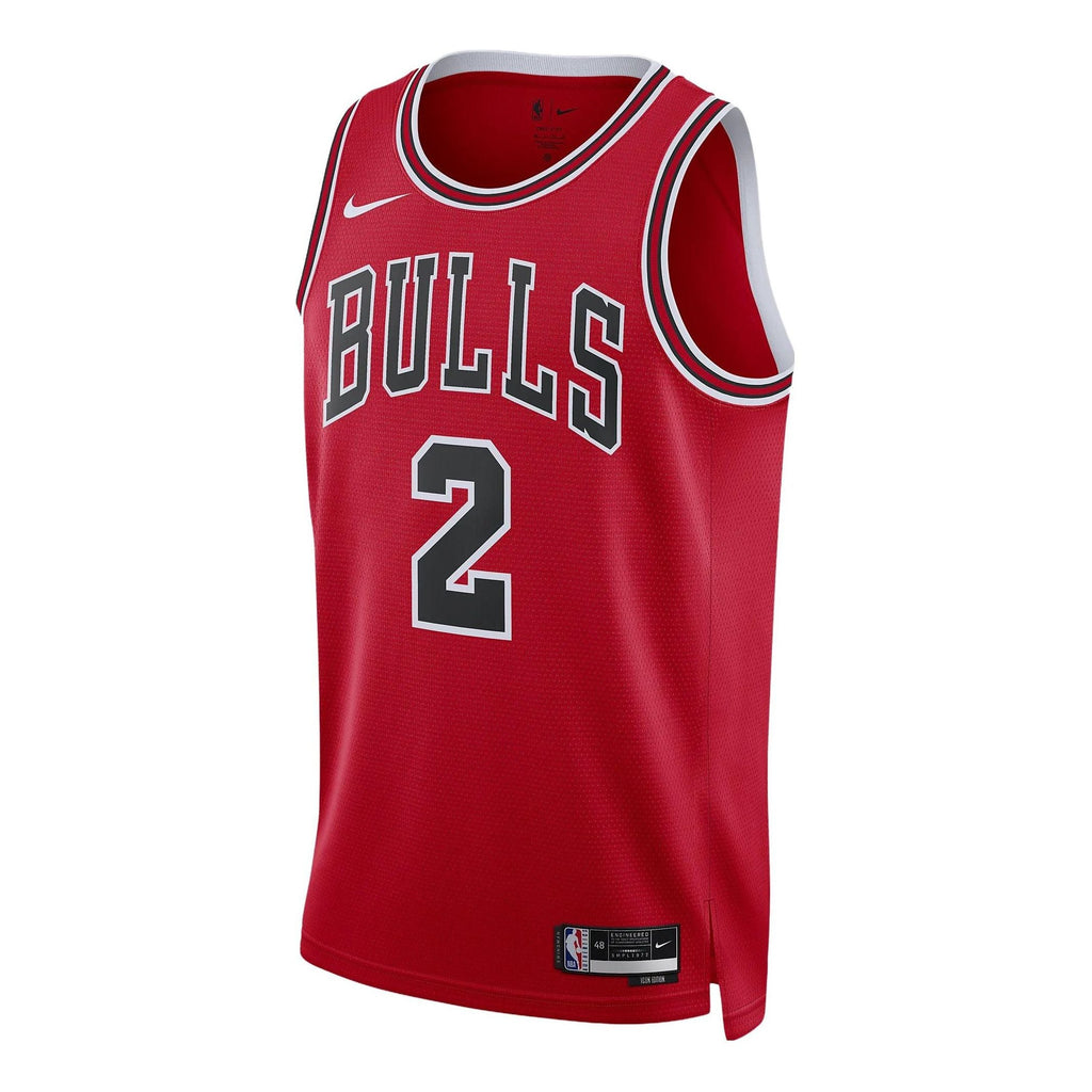 Nike x NBA DRI-FIT Chicago Bulls Lonzo Ball Jerseys ‘Red’ DN2000-660