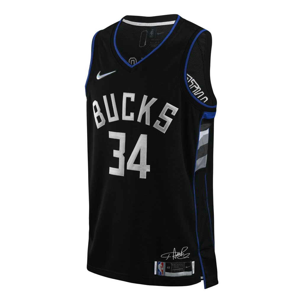 Nike x NBA Milwaukee Bucks Icon Edition Jerseys ‘Giannis Antetokounmpo 34’ DH8058-010