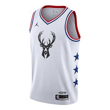 Nike NBA 2019 All-Star Milwaukee Bucks Giannis Antetokounmpo Jersey ‘White’ AQ7297-100