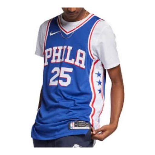 Nike x NBA Philadelphia 76ers Jersey ‘Ben Simmons 25’ AV2688-495