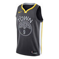 Men’s Nike NBA Stripe Alphabet Printing Basketball Jersey/Vest SW Fan Edition Golden State Warriors No. 9 Coal Black 877205-065