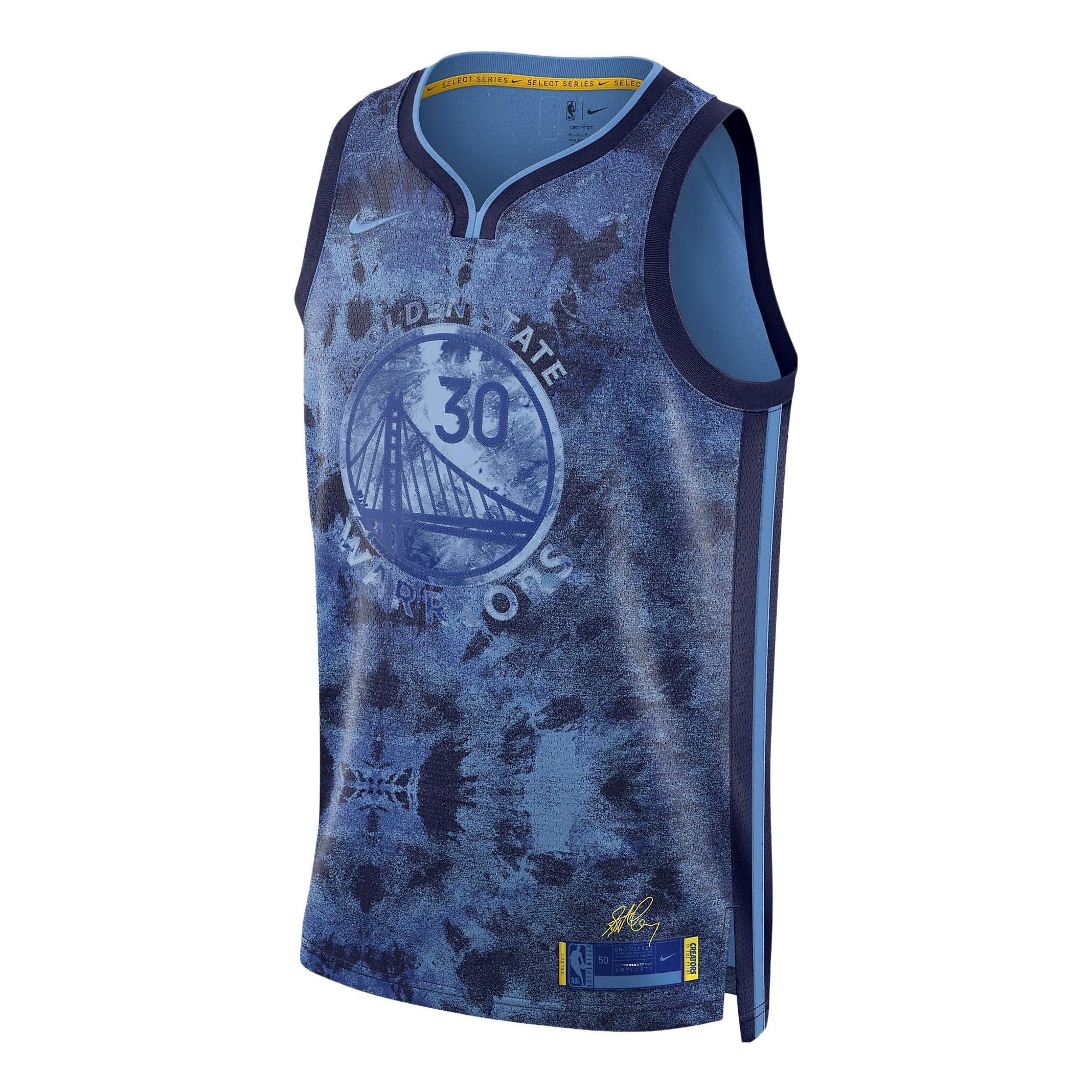 Nike x NBA Dri-FIT Stephen Curry Golden State Warriors Swingman Jersey ‘Blue’ FD4085-462