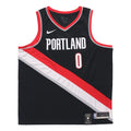 Nike NBA Damian Lillard Icon Edition Swingman Jersey ‘Red Black’ 864505-010