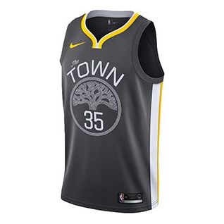 Nike NBA Kevin Durant Statement Edition Swingman Jersey ‘Black Yellow’ 877205-061